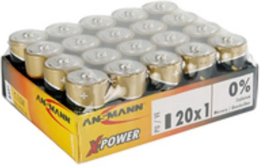 Ansmann X-Power AA Alkaline Batterijen - 20 Stuks