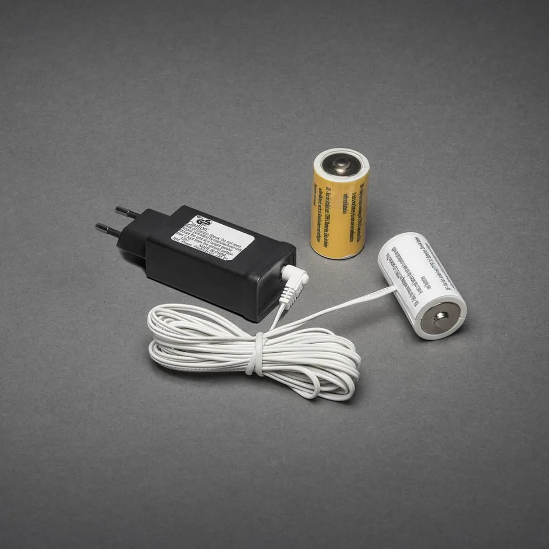 Konstsmide Batterijlader 3v C Zwart 3-delig
