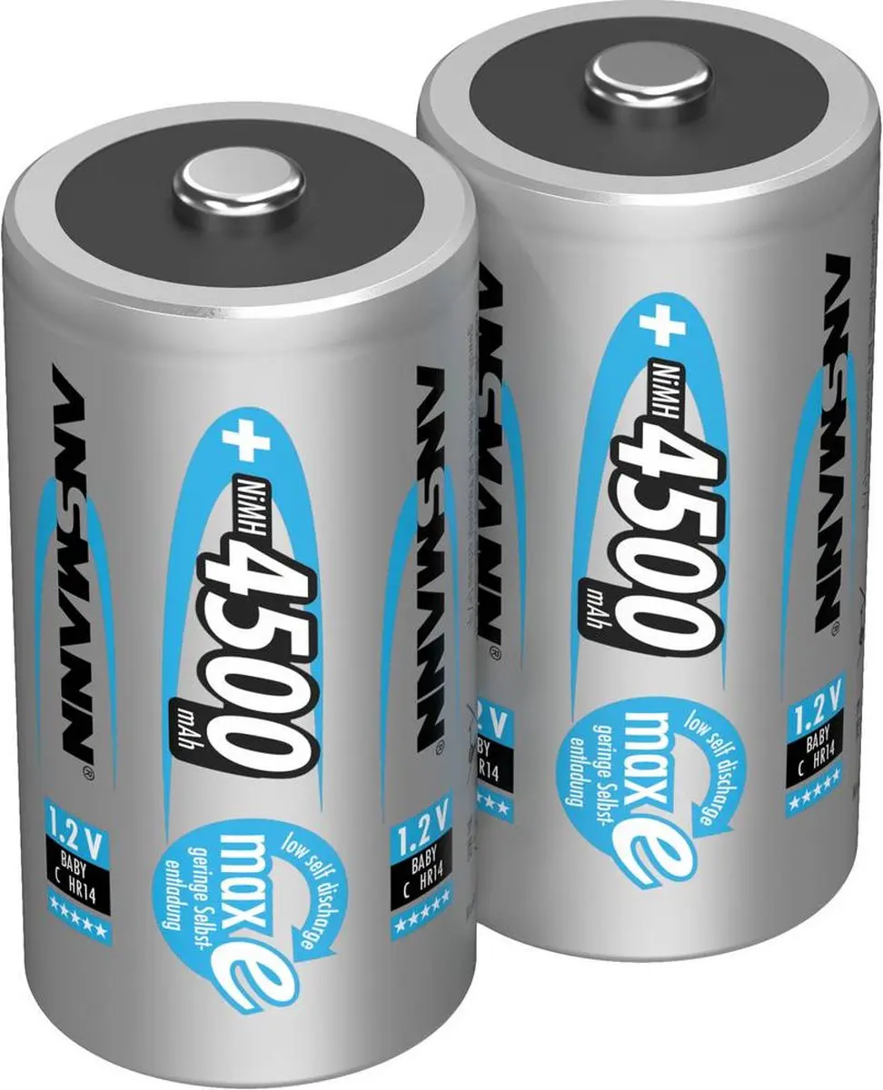 Ansmann maxE HR14 C Oplaadbare Batterij 4500mAh