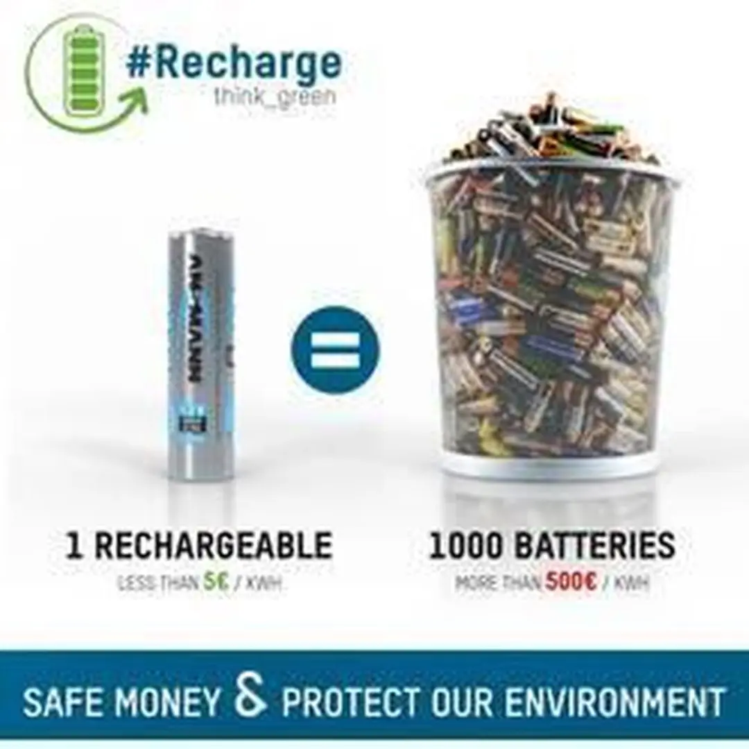 Ansmann maxE HR14 C Oplaadbare Batterij 4500mAh