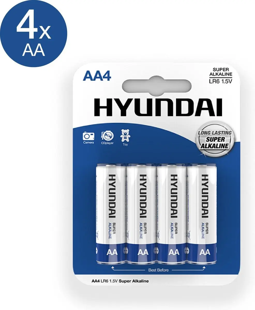 Hyundai Super Alkaline AA-Batterijen