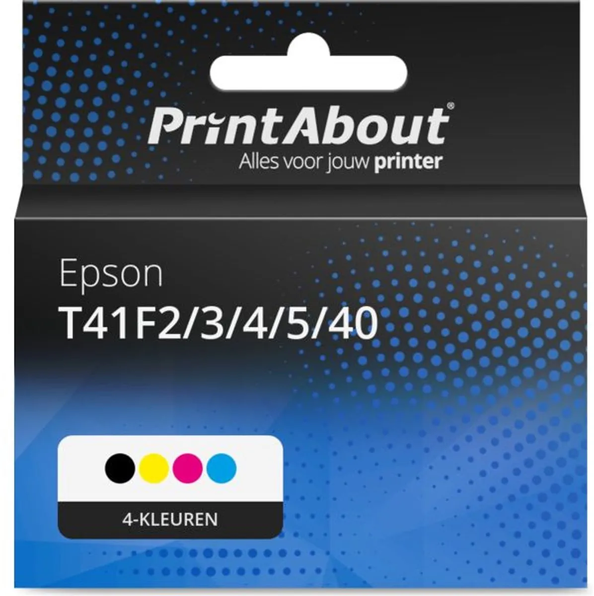 PrintAbout T41F2/3/4/5/40 Inktcartridge 4-kleuren XL