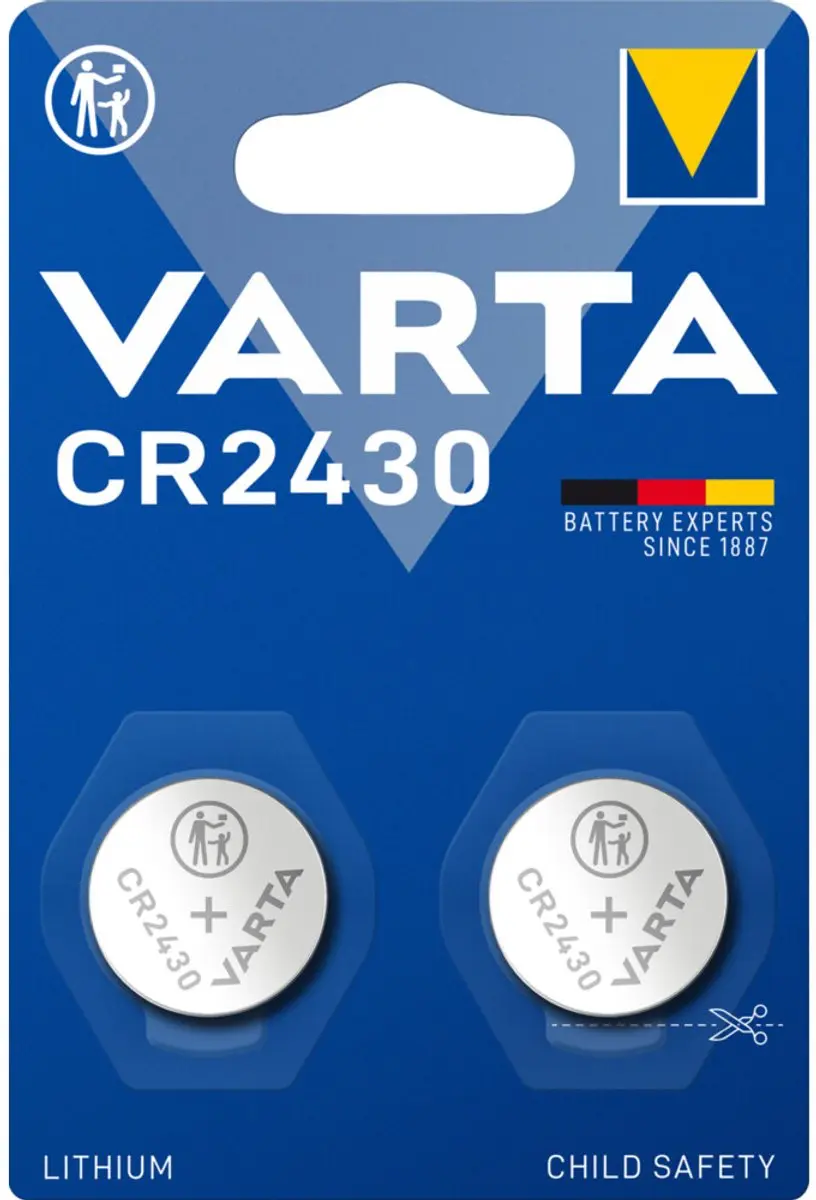 Varta CR2430 Lithium Knopcelbatterijen - 4 Stuks