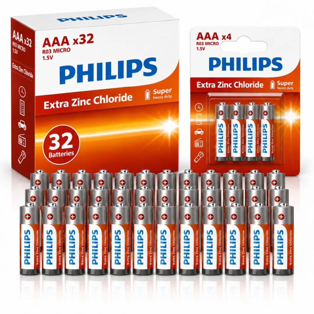 Philips AAA Batterijen