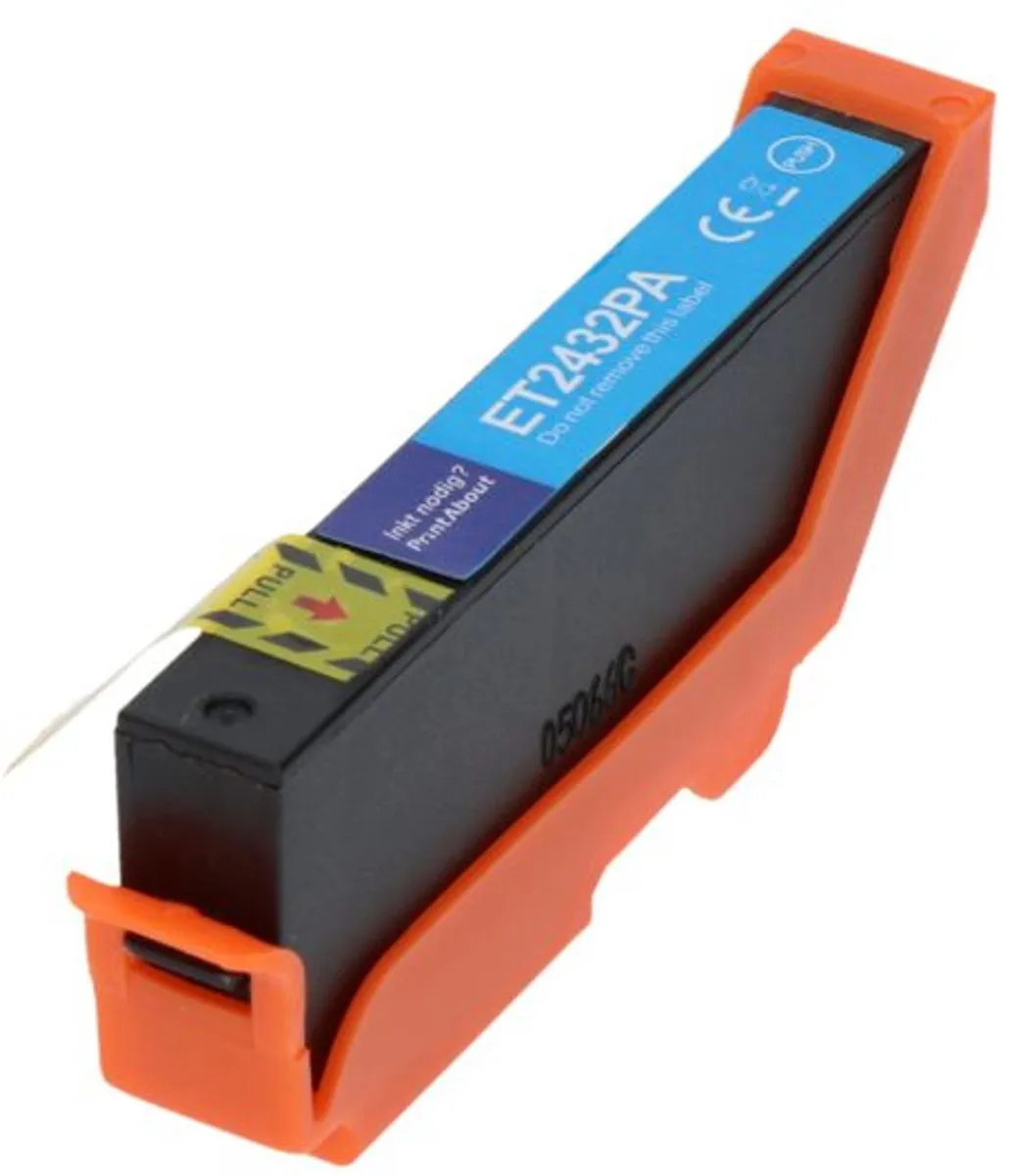 PrintAbout Epson 24 C13T24224012 Inktcartridge - Cyaan 15.5ml