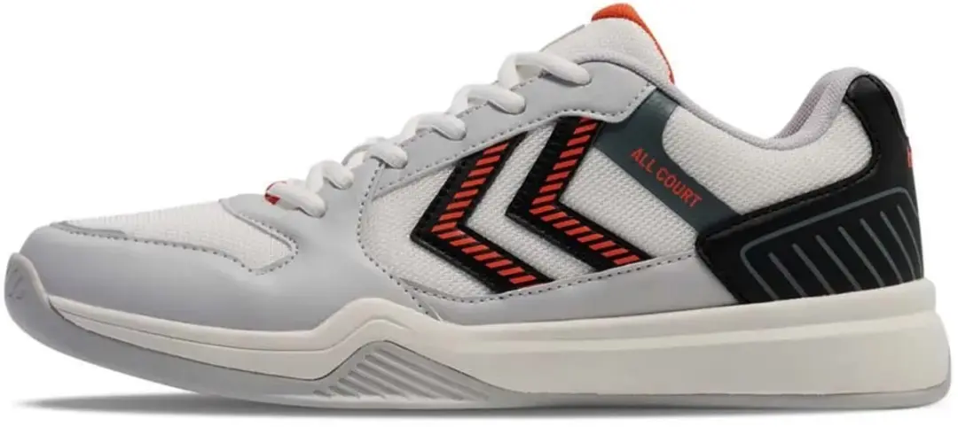 Hummel All Court 228237 Handbalschoen Dames - 40 - Wit/Zwart/Rood - afbeelding 6 van 6