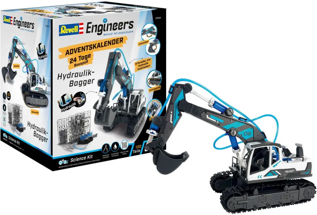 Revell Adventskalender Hydraulische Graafmachine 1:24