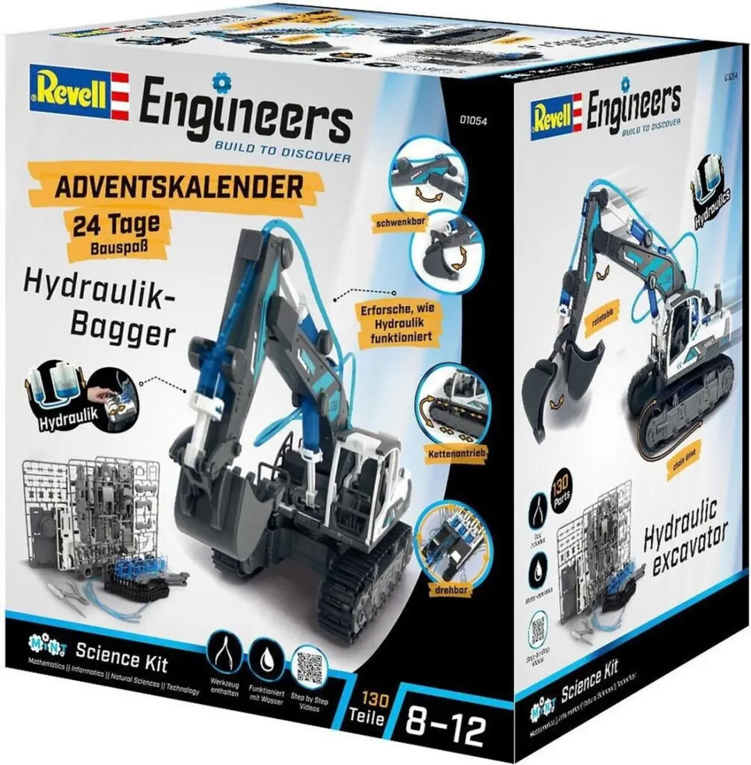 Revell Adventskalender Hydraulische Graafmachine 1:24 - Multi