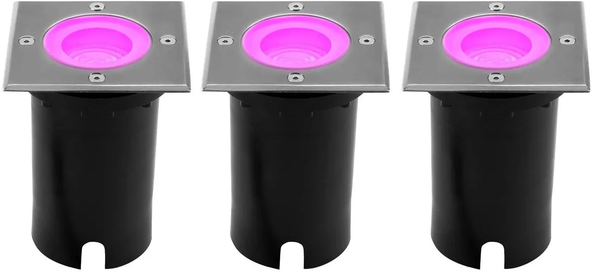 LEDVION SMART LED Grondspot 3 Stuks