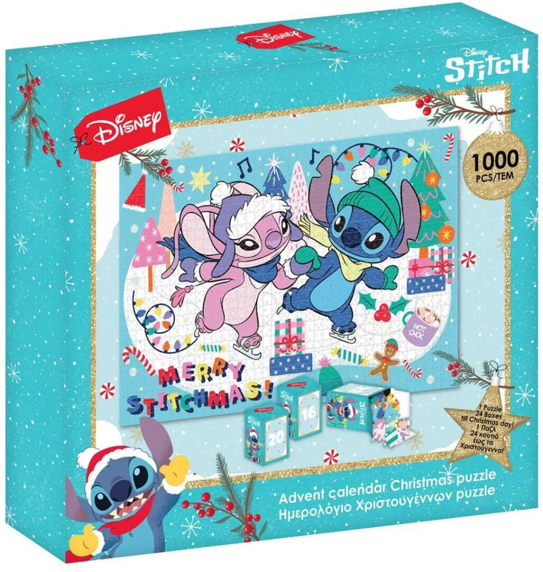 Disney Lilo & Stitch & Angel Adventskalender Puzzel 2026 / 2027