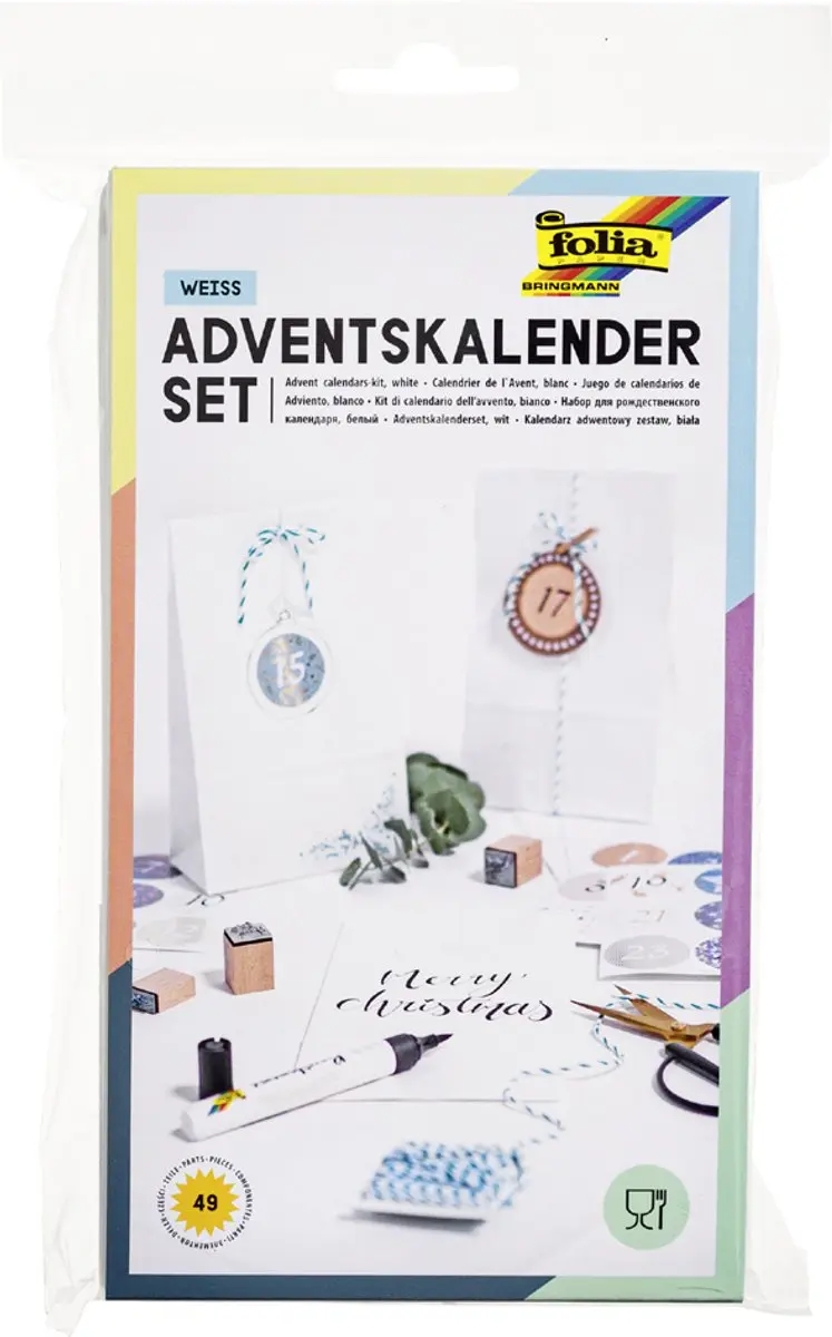 Folia Papieren Zakken Adventskalender