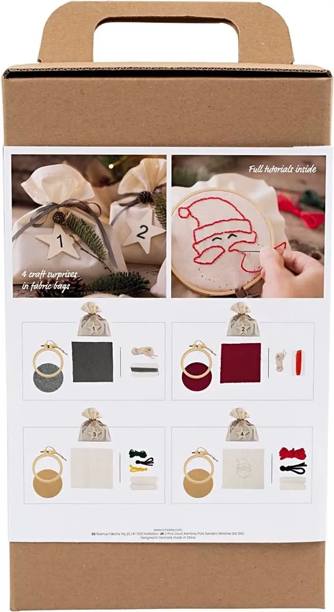 Creativ Company Adventskalender Borduren - Meerkleurig