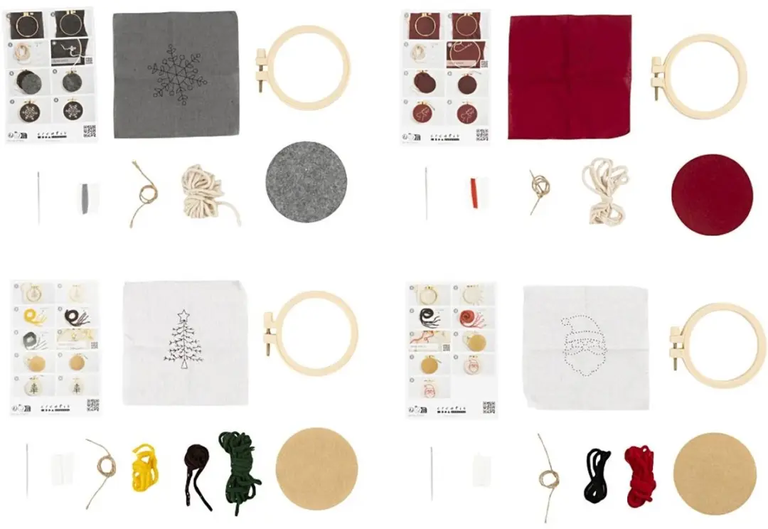 Creativ Company Adventskalender Borduren - Meerkleurig