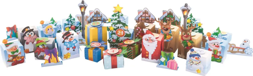 Folia Adventskalender Winterlandschap 25 Vakken