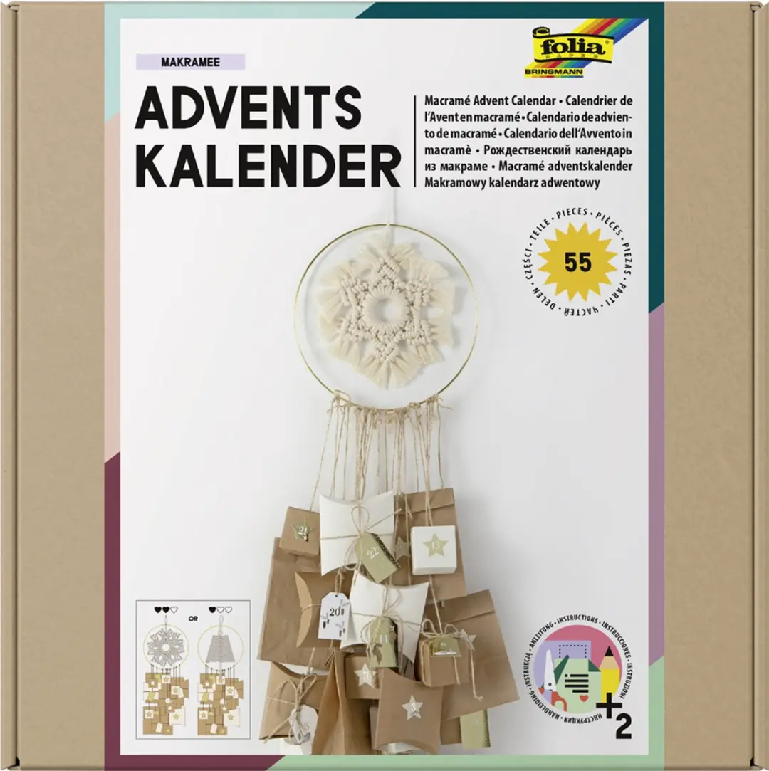 Folia Macramé Adventskalender 55-delig
