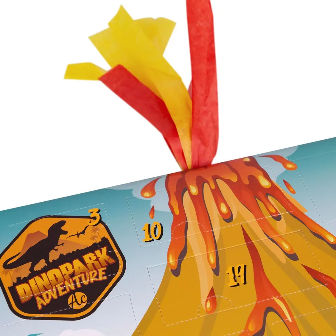 Accentra Adventskalender 2025 Dino's - 24 Stuks - Dinopark Adventure