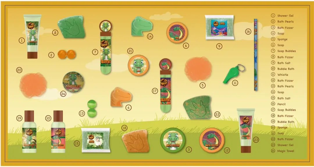 Accentra Adventskalender 2025 Dino's - 24 Stuks - Dinopark Adventure