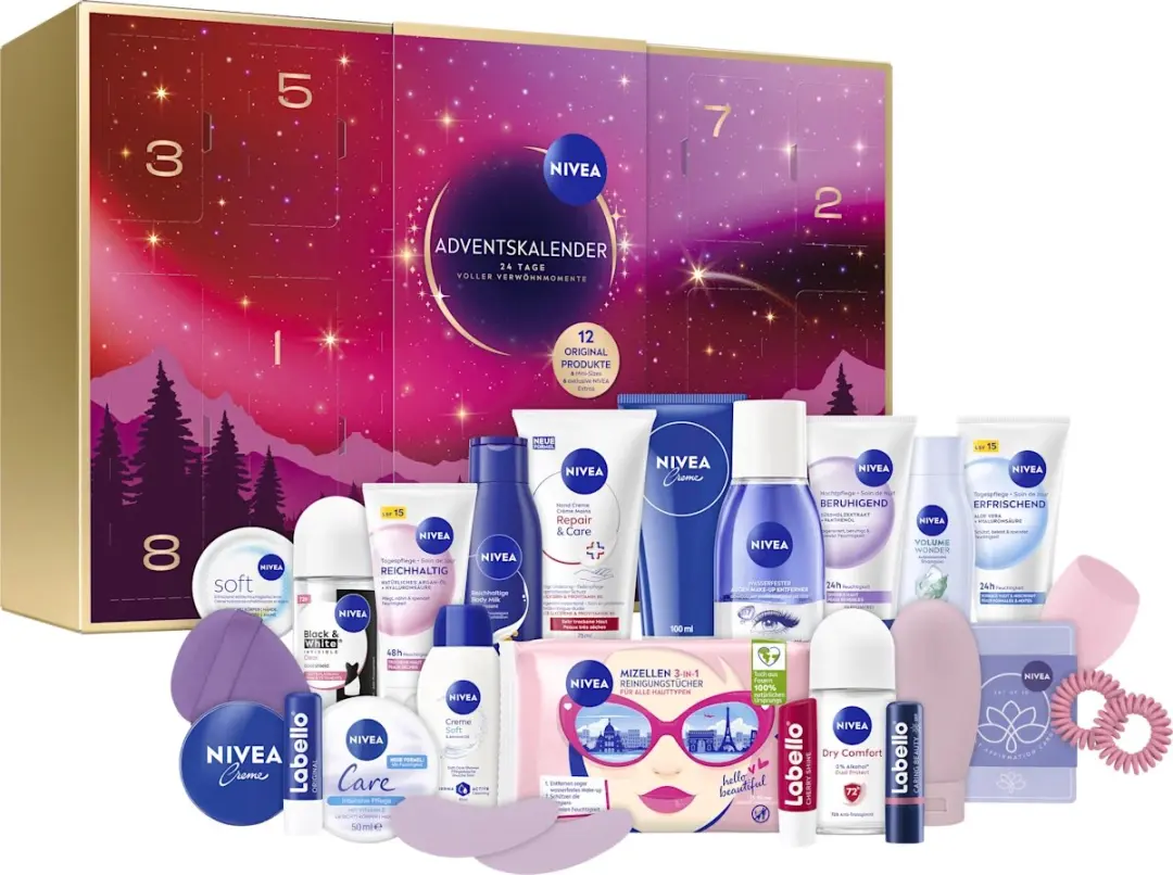 Nivea Adventskalender 2026 Verwennmomenten
