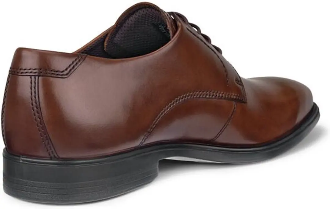 ECCO Melbourne Gekleed Laag - Cognac - Maat 45