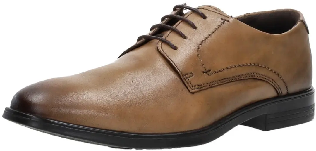 ECCO Melbourne Gekleed Laag - Cognac - Maat 45