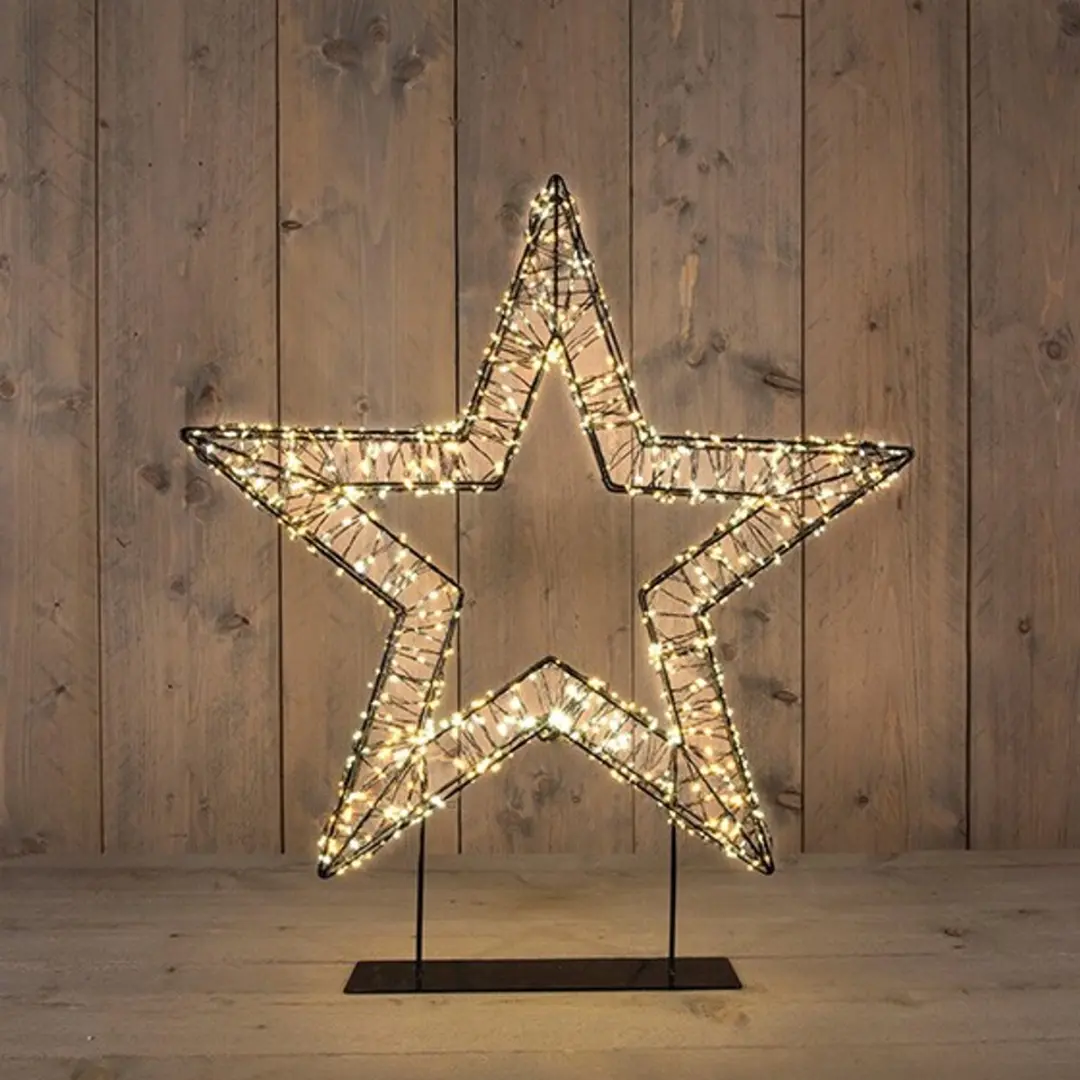 Anna's Collection Verlichte Ster D36cm - 1200 LED Warm Wit