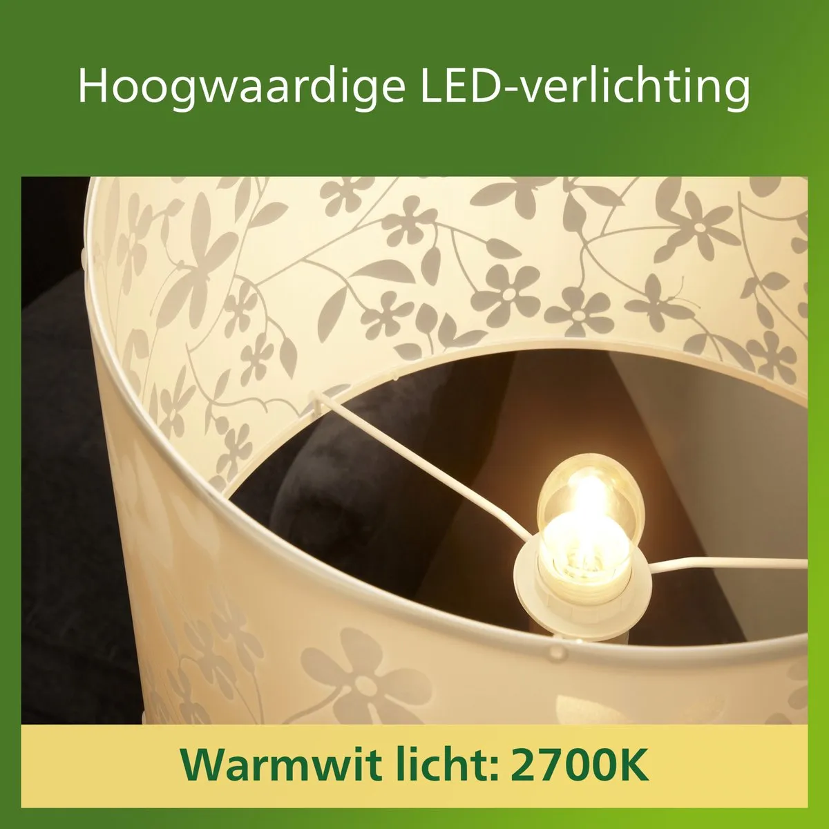 Philips UltraEfficient LED E27 3.8W Warmwit P45 - Helder glas - afbeelding 6 van 6