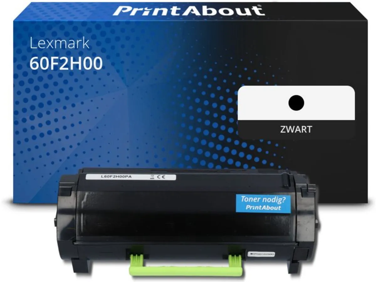 PrintAbout Lexmark 60F2H00 Toner Zwart