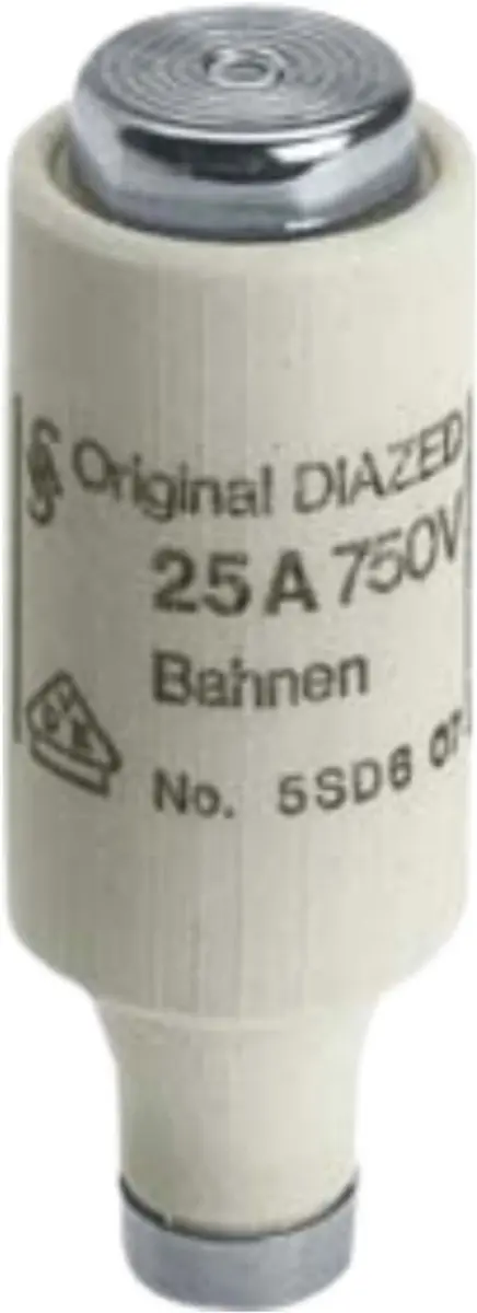 Siemens 5SD604 SIE DIAZED ZEKERING 10A 750VDC per 5