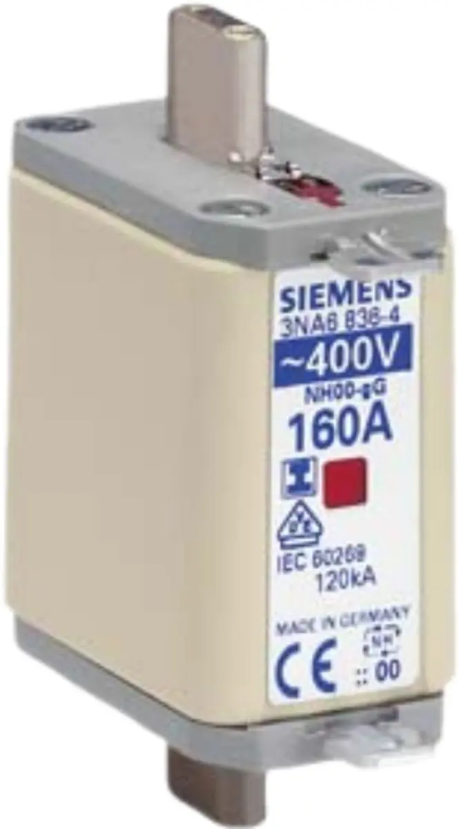 Siemens 3NA6836-4 SIE MESPATR.DIN00 160A GL/GG per 3
