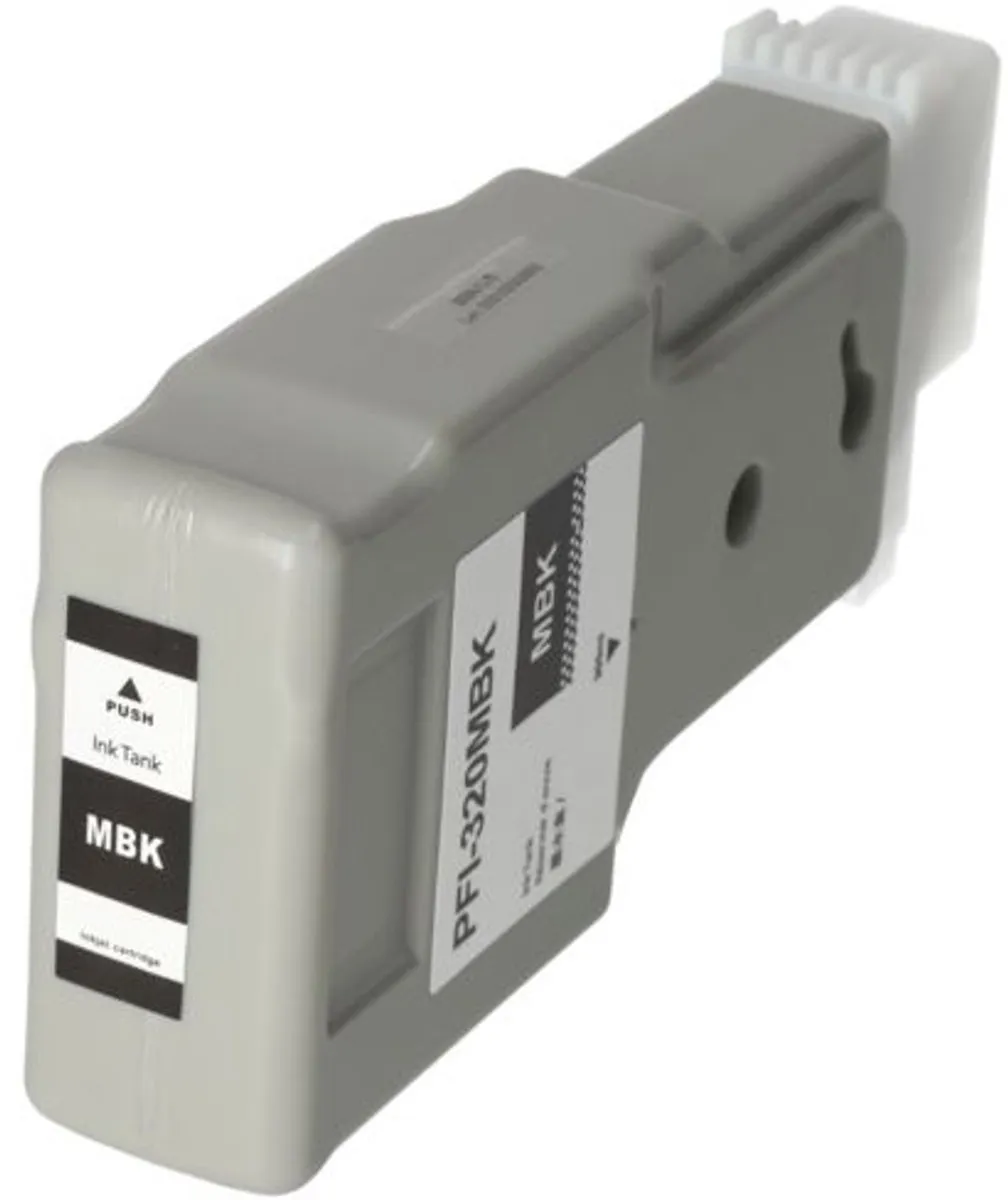 PrintAbout PFI-320MBK Inktcartridge Mat-zwart - 300ml - Canon
