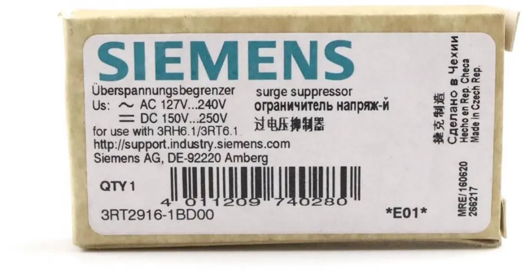Siemens Netstoringsfilter 3RT29161BD00