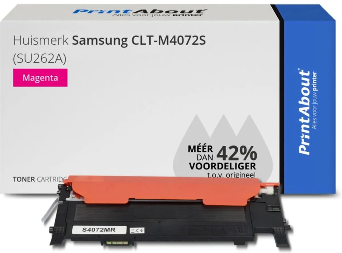 PrintAbout CLT-M4072S Toner Magenta - 1.750 pagina's