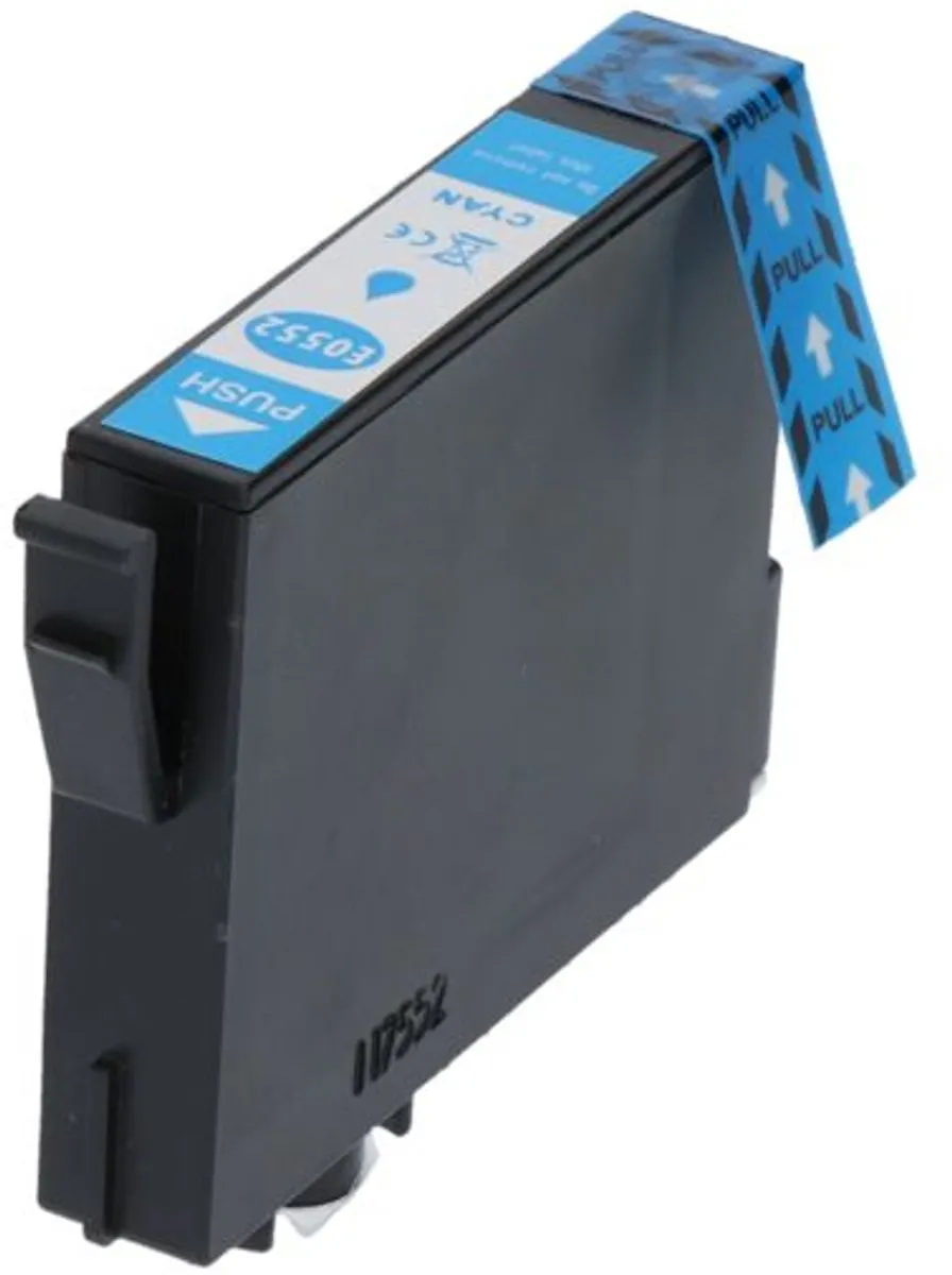 PrintAbout Epson T055 Cyaan Inktcartridge C13T055240-PA - 17ml