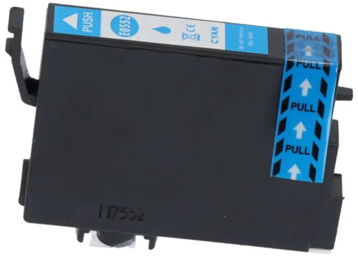 PrintAbout Epson T055 Cyaan Inktcartridge C13T055240-PA - 17ml