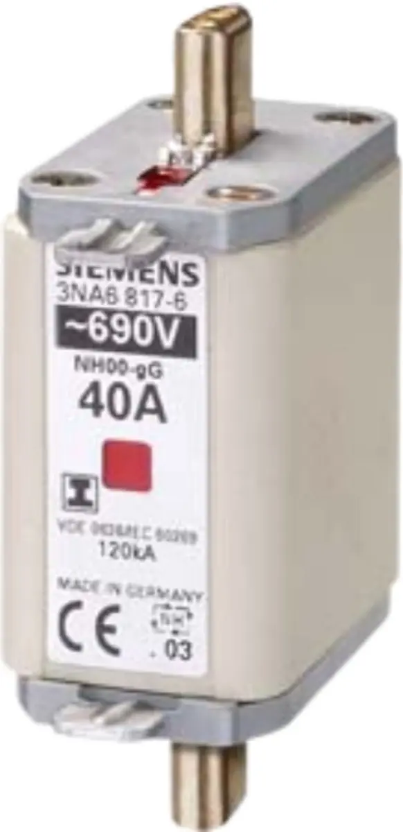 Siemens 3NA6824-6 SIE MESPATR.DIN 00 80A GL/GG