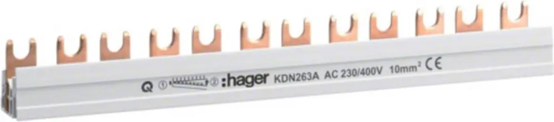 Hager KDN263A Aansluitblok 63A