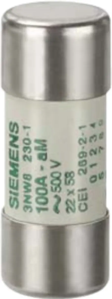 Siemens 3NW8207-1 SIE ZEK.CILINDR.22X58 20A per 10
