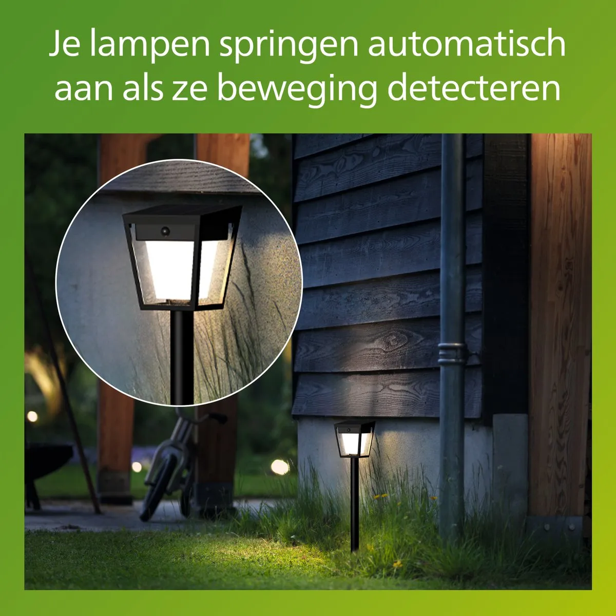 Philips Nissa Solar Sokkellamp 1.8W - Zwart