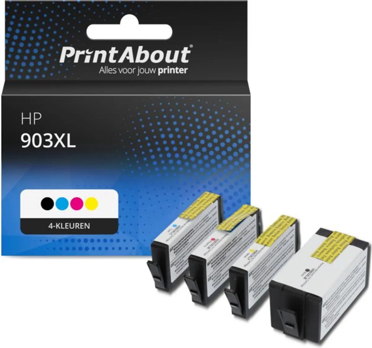 PrintAbout 903XL Inktcartridge 4-kleuren Multipack