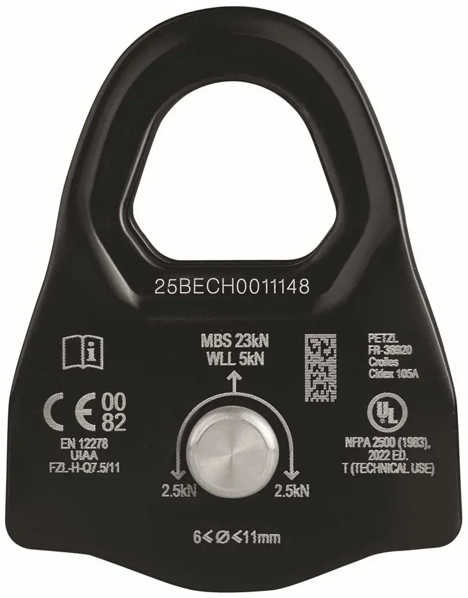 Petzl Minder S1 Katrol - Geel