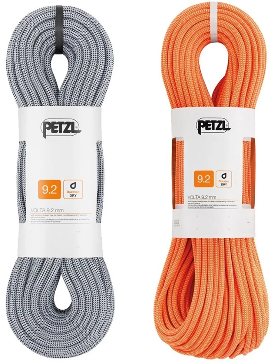 Petzl Volta 9.2 Klimtouw 50m - 6 Valen - Oranje