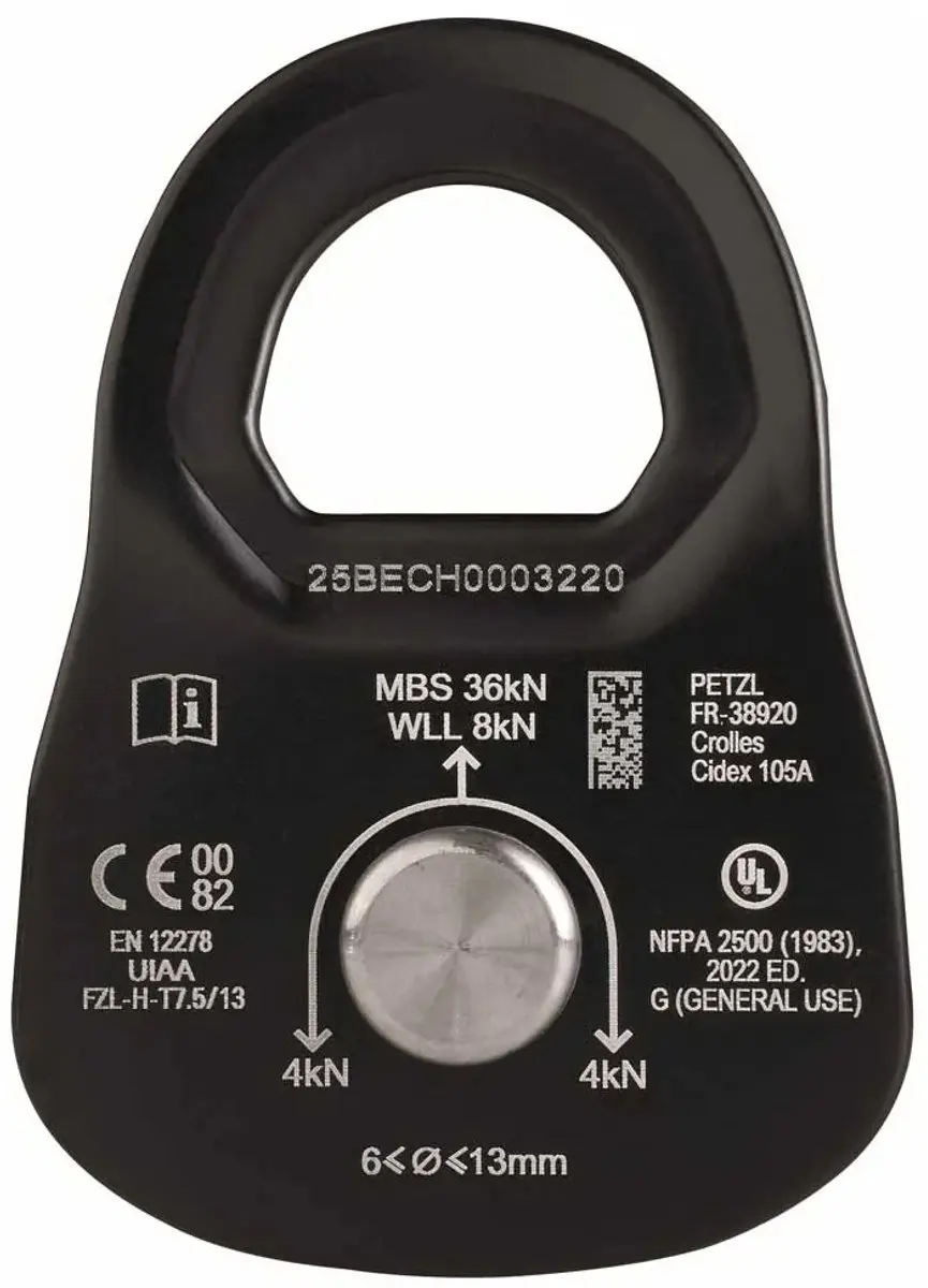 Petzl Rescue Katrol Geel S