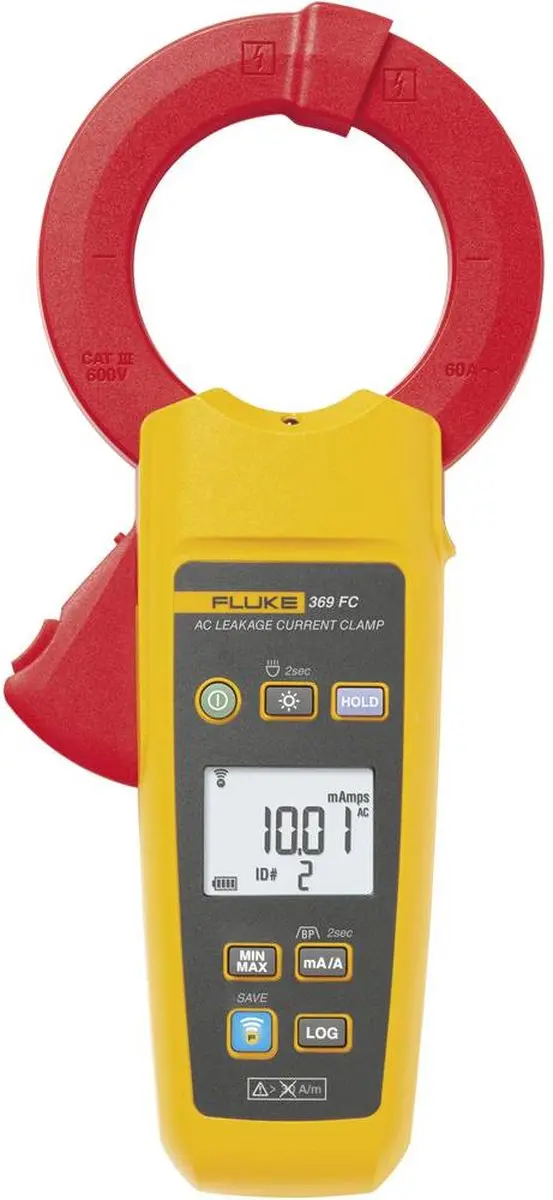 Fluke 369 FC Stroomtang - Datalogger CAT III 600V