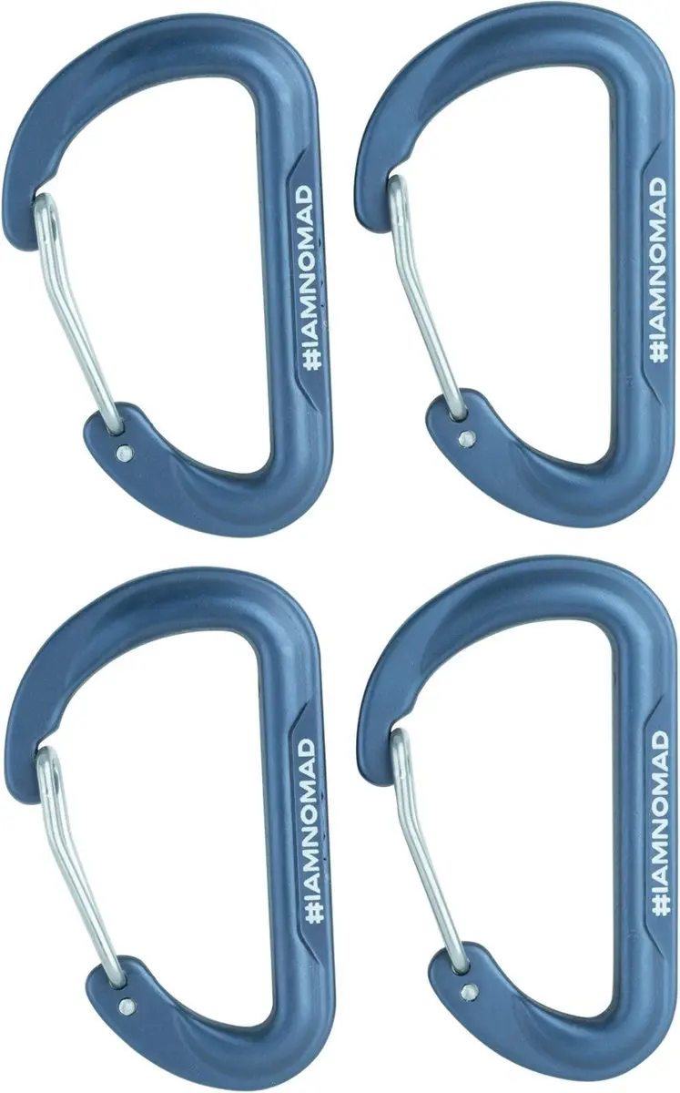 NOMAD® Karabijnhaken 4 stuks