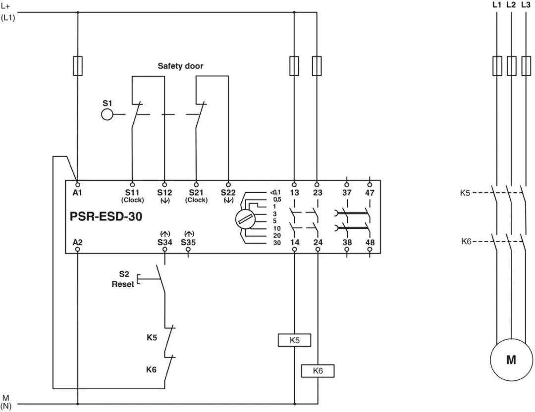 Phoenix Contact PSR-SPP-24DC/ESD/4X1/30 Veiligheidsrelais