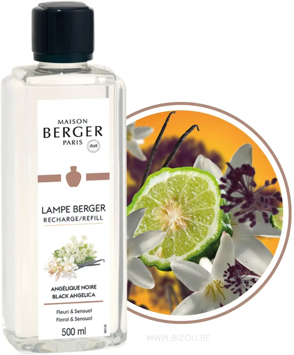 Lampe Berger Navulling Oriental Angélique Noire 500ml
