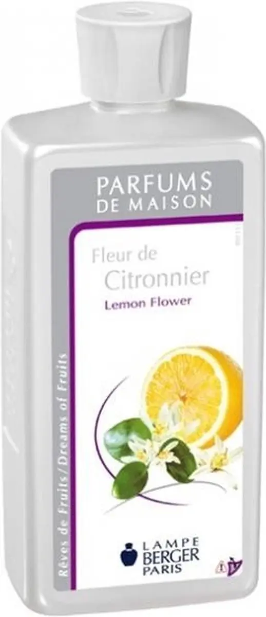 Lampe Berger Navulling Fleur de Citronnier 500ml - Citroen