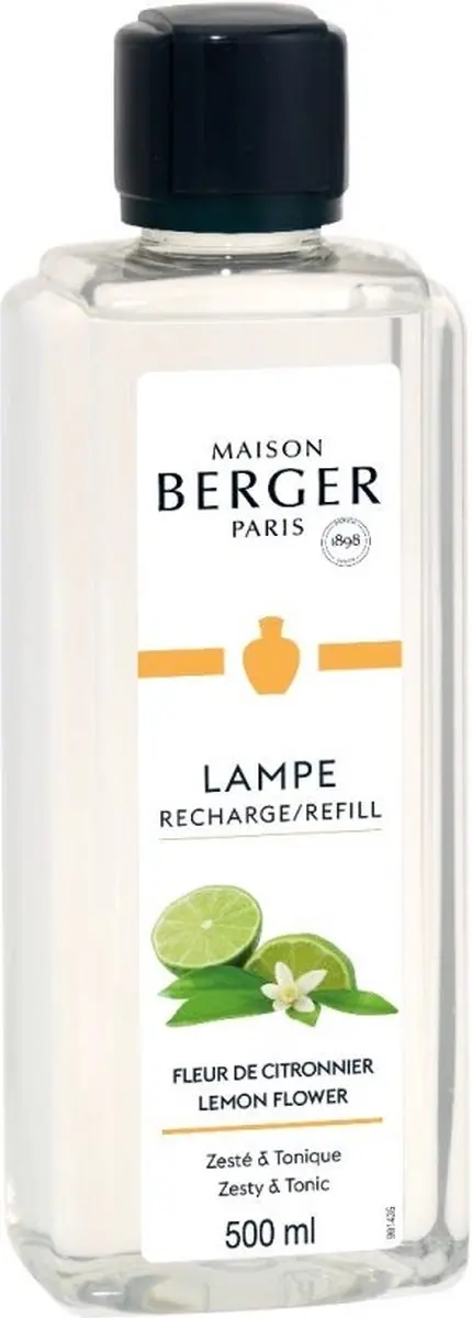 Lampe Berger Navulling Fleur de Citronnier 500ml - Citroen