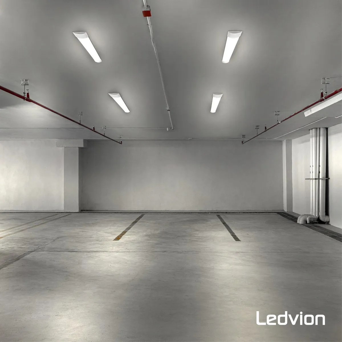 LEDVION LED Batten 120cm 30W 4200lm - Koel Wit