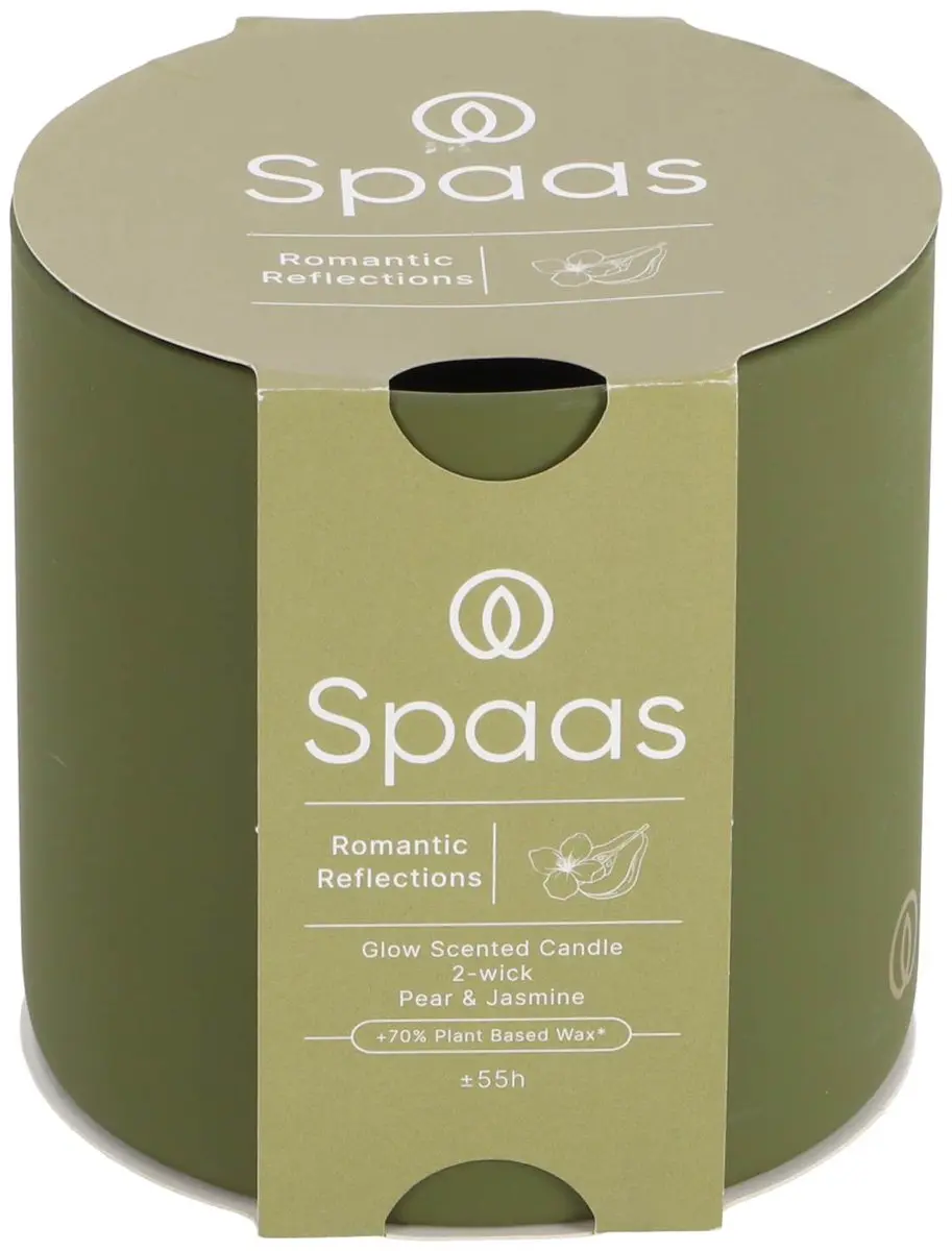 Spaas Glow Geurkaars - Multicolor - 55 uur